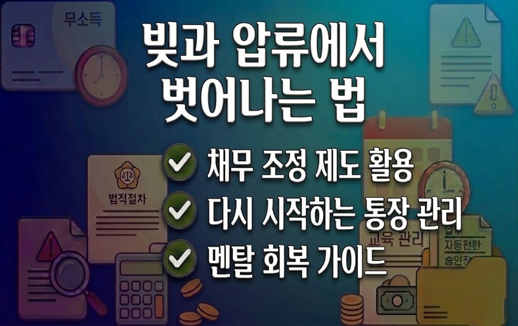 통장 압류와 연체, 바닥에서 다시 시작하는 현실적인 재기 방법