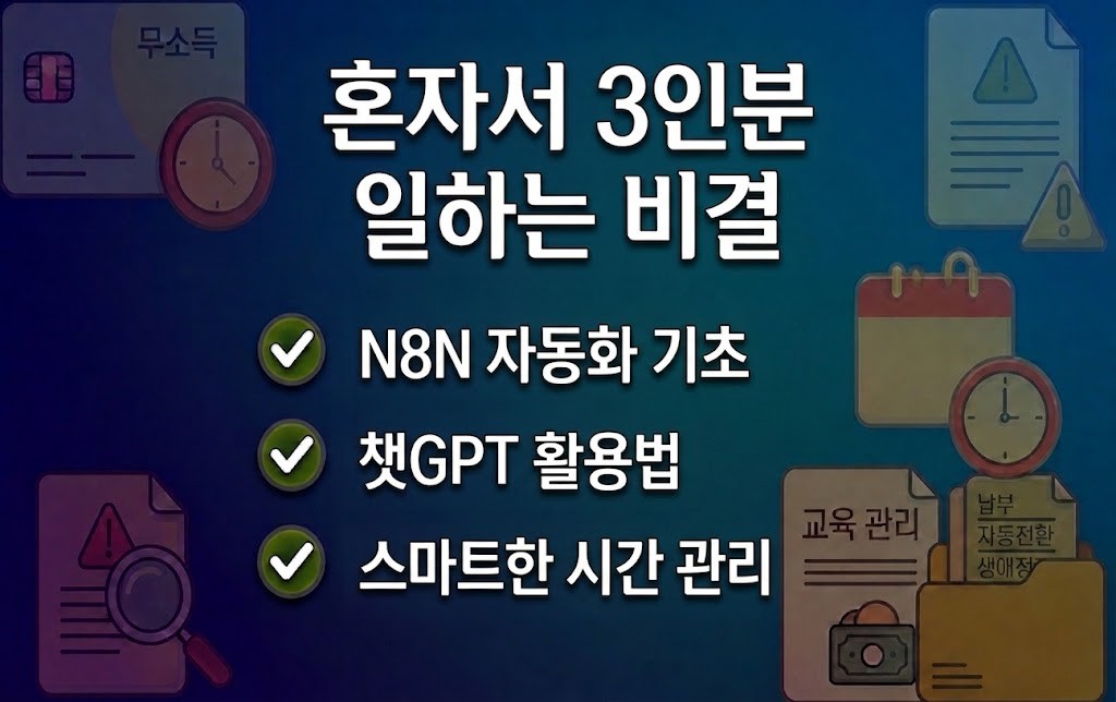 1인 창업자와 무직자를 위한 업무 자동화 및 생산성 향상 도구 BEST 3