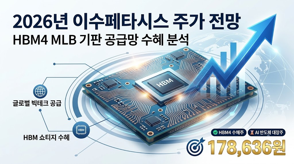2026년 이수페타시스 주가 전망 및 HBM4 MLB 기판 공급망 수혜 분석