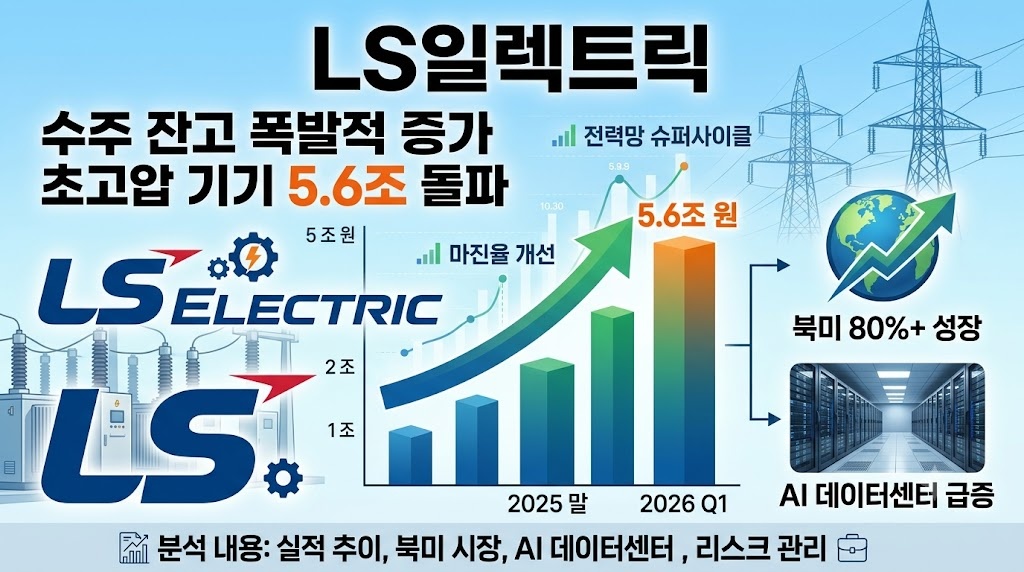 LS일렉트릭 초고압 개폐장치 수주 잔고 분석